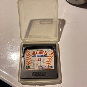 Sega game gear game - the majors pro baseball